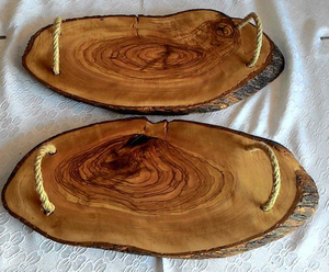 Plateau en bois naturel écologique pour collations, boissons, petit-déjeuner au lit, thé, café et rangement décoratif, prix de gros - Product Image 5