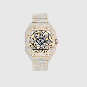 New Arrival Luxury Lab Diamond Quartz <b>Watch</b> Hip Hop Style 20mm Glass Band Square <b>Case</b> for Gifts Parties & Occasions - Product Image 3