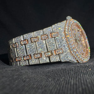 Reloj de Moissanita a Bajo Precio, Movimiento de Cuarzo, Movimiento Automático, Reloj de Lujo de Alta Gama, Stock en EE. UU. y Reino Unido, Compra al por Mayor - Product Image 1