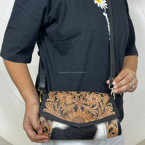 Bolso de Mano de Cuero Vacuno Genuino Hecho a Mano de Lujo, Nueva Tendencia 2025, Gran Capacidad, Cierre de Cremallera, Mini Bolso Cruzado para Mujer - Product Image 4