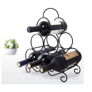 High Quality Metal wine bottle Holder Wine Bottle Organizer <b>Rack</b> <b>Drink</b> Bottle Display <b>rack</b> Stand - Product Image 5