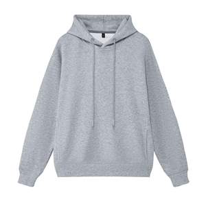 เสื้อฮู้ดดี้ผ้าฟลีซหนานุ่มสำหรับผู้ชาย ผลิตจากโรงงานโดยตรง ผ้าคอตตอนผสม สวมหัวแบบพูลโอเวอร์ สตรีทแวร์แบบกำหนดเอง เสื้อผ้าฤดูหนาว - Product Image 6