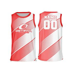 Camiseta de Baloncesto de Talla Grande, Transpirable, de Poliéster de Alta Calidad, con Cuello en V, Tejido de Malla, Impresión Digital, Logotipo Frontal Personalizable, Colores a Elección - Product Image 1