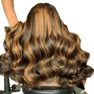 Mejor Precio Cabello Humano Remy Vietnamita 100% Ondulado Suelto y Voluminoso, Resistente a la Caída, Todos los Colores, Teñible, Longitud de 8-32 Pulgadas, Cabello Individual - Product Image 1