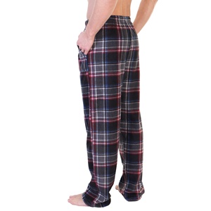 Pantalon de pyjama en polaire confortable pour homme, taille plus, chaud, respirant, en flanelle douce avec motif à carreaux en plusieurs couleurs - Product Image 2