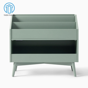 Étagère à livres en bois la plus vendue directement de l'usine, présentoir ouvert pour livres, étagères de rangement modernes en chêne pour meubles de salon - Product Image 2