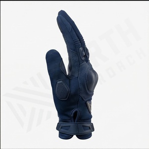 Gants de moto personnalisés pour hommes, protection complète des doigts, en PU, coupe-vent, accessoires de haute qualité, modèle haut de gamme - Product Image 3