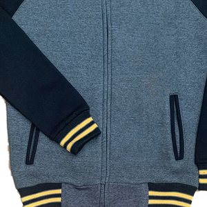 Veste en molleton gris foncé APA Varsity |    Blouson bomber universitaire |   Vêtements de streetwear urbain en chenille Ice Cold - Product Image 4