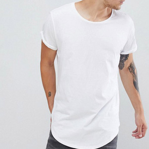 Men's <b>White</b> O-Neck Short Sleeve Regular Fit Cotton Jersey Casual T-Shirt Solid Color <b>Plain</b> Dyed Knitted Design - Product Image 3