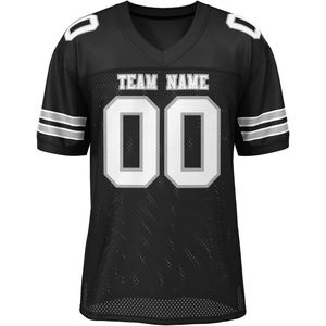 Ensembles de maillots de football vierges rouge, blanc, noir – Maillot de football de qualité 100 % polyester à séchage rapide - Product Image 2