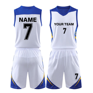 Ensemble d'uniformes de basket-ball personnalisés en couleur, 100% polyester, nouveau design imprimé, vêtements de sport pour le basket-ball, unisexe - Product Image 6