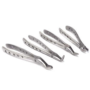 Kit de 8 Piezas de Fórceps de Extracción Dental Ergonómicos de Acero Inoxidable, Mínimamente Invasivos, Reutilizables, con Certificación CE - Product Image 5