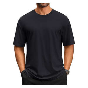 Camiseta Extra Grande para Hombre, 100% Algodón, OEM/ODM, Impresión de Logotipo Personalizado, Transpirable, Ligera, de Alta Calidad, con Serigrafía - Product Image 3