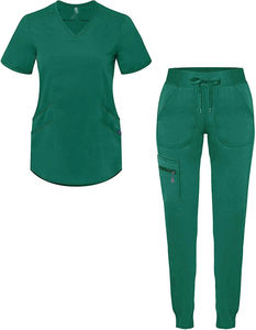 Wholesale Custom <b>Uniforms</b> Medicos Fashionable Stretchy Medical <b>Uniform</b> Hospital Nursing Summer Hospital <b>Scrubs</b> - Product Image 3