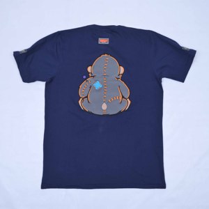 ผู้ผลิตเสื้อยืดคุณภาพสูง พิมพ์ลายกราฟิกตามสั่ง เสื้อยืดแขนสั้นผ้าฝ้ายถักทอสำหรับผู้ชาย เป็นมิตรกับสิ่งแวดล้อม ป้องกันการเป็นขุย - Product Image 2