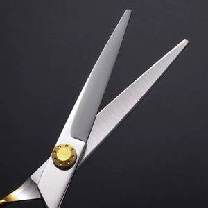 Ciseaux de coiffure professionnels Morje pour la coupe des cheveux, 28 dents, acier inoxydable 4Cr13, légers, réutilisables, manche long, pointe acérée - Product Image 2