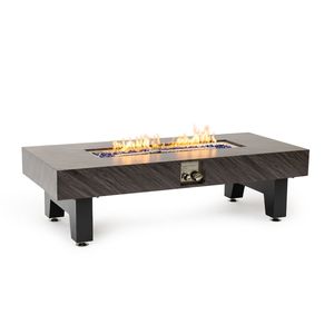 Tavolo da fuoco in ferro da 54 pollici con piano in pietra elegante fuoco per esterni - Product Image 5