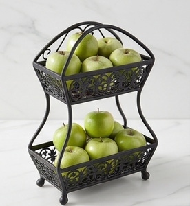 Elegant Metal Storage <b>Basket</b> With Handle Rectangle Shape For Neatening Multi-Purpose Use Stylish Home Essential - Product Image 5