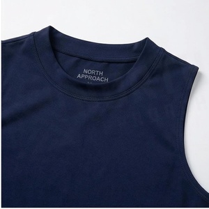 Ensemble de yoga bleu marine 2 pièces : Crop top et pantalon large taille haute avec cordon de serrage, couleur unie, en Spandex et Coton, Vêtements de sport - Product Image 2
