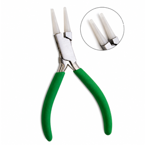 Pince à bec rond en nylon pour la fabrication de bijoux, outil de façonnage de fil sans rayures, pour la création de boucles, la perlage et le bricolage, outil manuel durable - Product Image 3
