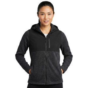 <b>Men's</b> <b>Hooded</b> Fleece <b>Jacket</b> Solid Color Zipper Casual Windproof Autumn Wear Regular Fit Polyester Material - Product Image 3
