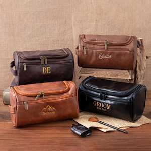 Personalized Travel Luggage Tags Genuine Leather Bag Tags Privacy Cover Suitcase <b>Name</b> <b>Labels</b> Custom Set TYG-0161 - Product Image 6