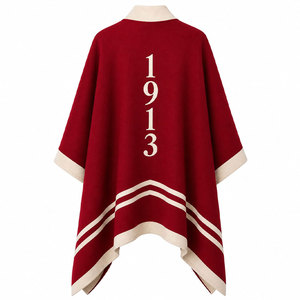 Capa de ceremonia formal para mujer Delta Sigma Theta, accesorio de moda, capa bordada con letras griegas al por mayor - Product Image 3