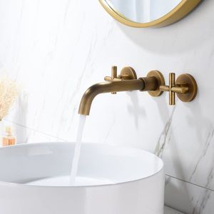 Rubinetto da Bagno a Parete Stile Antico, Elegante Rubinetto per Lavabo per Bagni Moderni - Product Image 4