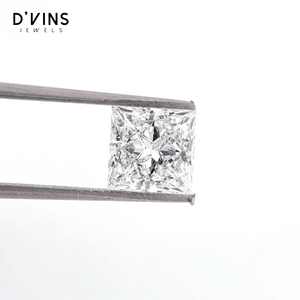 Diamante suelto de corte princesa color D CVD de 1 quilate, diamante cultivado en laboratorio en stock de D'VINS JEWELS, proveedor indio - Product Image 3