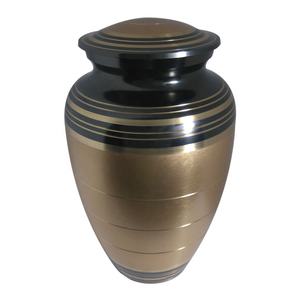 100% Urne funéraire moderne pour adultes fabriquée à la main Urne de crémation en laiton massif pour cendres humaines - Product Image 4