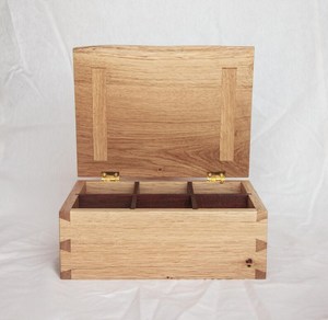 Handmade Eco-Friendly Natural Kitchen Bamboo Tea Bag Organizer Wooden <b>Storage</b> Organizer Leaf Tea <b>Box</b> with Lid - Product Image 2