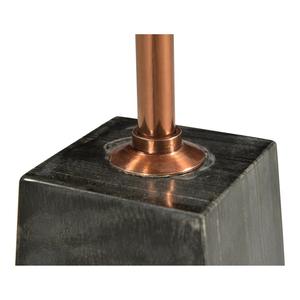 Mesa Auxiliar de Lujo con Pedestal, Tapa Redonda, Base Cónica y Columna de Soporte Elegante, Ideal para Bares - Product Image 3