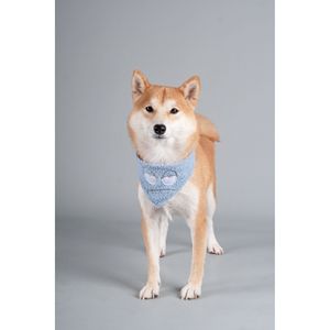 Bandana e Sciarpa Sportiva per Cani in Cotone con Velcro, Motivo Ciclope con Occhi Girevoli - Product Image 3