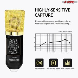 Kit de accesorios para micrófono de estudio cardioide XLR, micrófono de condensador, brazo, Juegos de ordenador, Podcast, soporte de trípode, transmisión - Product Image 3