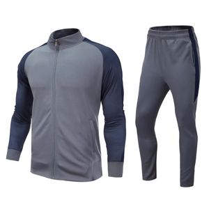 Chándal de entrenamiento de fútbol exclusivo para hombre, corte ajustado, ropa deportiva transpirable de secado rápido, uniforme deportivo para gimnasio y correr. - Product Image 2