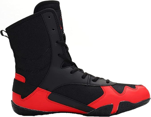 Botas de Kick Boxing Ligeras para Hombre, de Alta Calidad, con Diseño de Logotipo Personalizado, Zapatos de Lucha Libre de Cuero para Verano - Product Image 2