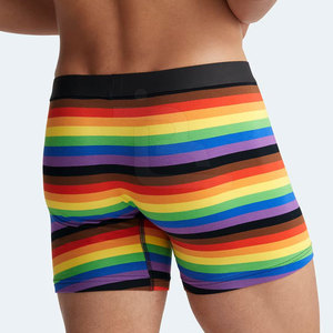 กางเกงในชาย Men Fit2u ลายรุ้ง ทรง Thong เอวต่ำ ผ้าถักสแปนเด็กซ์ นุ่ม ระบายอากาศได้ดี - Product Image 6