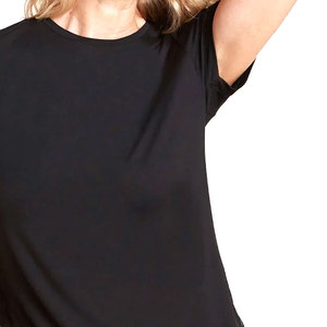 Camisetas de Mujer de Diseño Personalizado en Colores Lisos, Estilo de Manga Corta, Tejido Transpirable, Ajuste Cómodo, Camiseta Informal para Mujer - Product Image 2