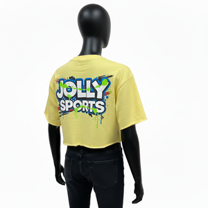 T-shirt court pour femme en jersey de coton premium, toucher doux, style court, impression sérigraphiée, respirant - Product Image 5