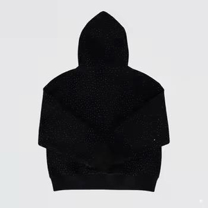 Sudadera con Capucha Personalizable 100% Algodón, Estilo Retro Urbano, con Lavado a la Piedra, Diseño Desgastado/Parches - Product Image 4