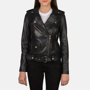 Motorbike Leather Jacket Durable Stylish Sportswear Windproof Waterproof Breathable Winter Jacket for Women - Product Image 1