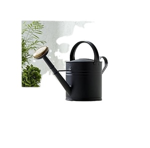 Canne à arrosage ronde galvanisée avec finition noire pour hôtel et jardin de luxe d'occasion - Product Image 1
