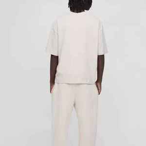 OEM 2026 Nuevo Estilo, Alta Calidad, Cuello Redondo, Impresión Digital, Logotipo Personalizado a Color, Lujoso, 100% Algodón, Tejido de Punto, Corte Holgado, Camiseta para Hombre - Product Image 6