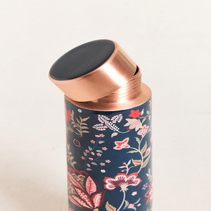 Premium Quality Best Selling Bottle Vintage Rose <b>Copper</b> Bottle, 950ml|<b>Copper</b> Sipper Bottle|Water Bottle for Office/Home| - Product Image 6