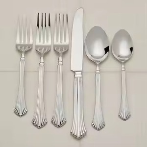 Ensemble de couverts en métal de luxe haut de gamme, vaisselle en acier inoxydable pour une décoration de table élégante - Product Image 2