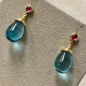 Pendientes de Resina Hechos a Mano con Cristales y Flores, Pendientes Colgantes de Resina Etérea, Joyería Botánica de Resina de Lujo para Mujer, Resina Artesanal - Product Image 6
