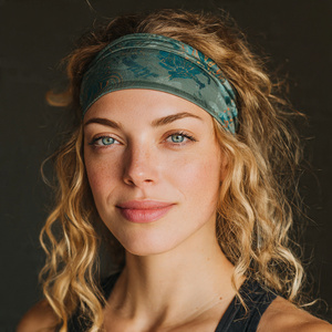 Women's Print Ponytail <b>Headband</b> High Quality Running Ponytail <b>Headband</b> Women Streetwear Sublimation Pony Tail Caps - Product Image 3