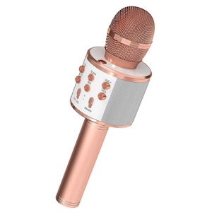 5 Core <b>Microphone</b> Wireless Karaoke Mic With Speaker 3 in 1 Portable <b>Bluetooth</b> Microfono Inalambrico - Product Image 1
