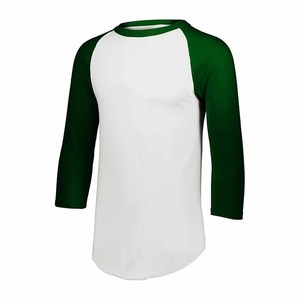 T-shirt Raglan Homme Personnalisé OEM à Manches Longues, Tee-shirt de Baseball Color Block, Coton Décontracté Streetwear Vente en Gros - Product Image 4