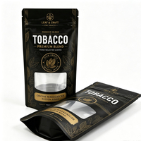 Sacs à cigares personnalisés imprimés, emballages refermables à fermeture éclair, pochettes de voyage pour cigares, emballages en plastique pour tabac